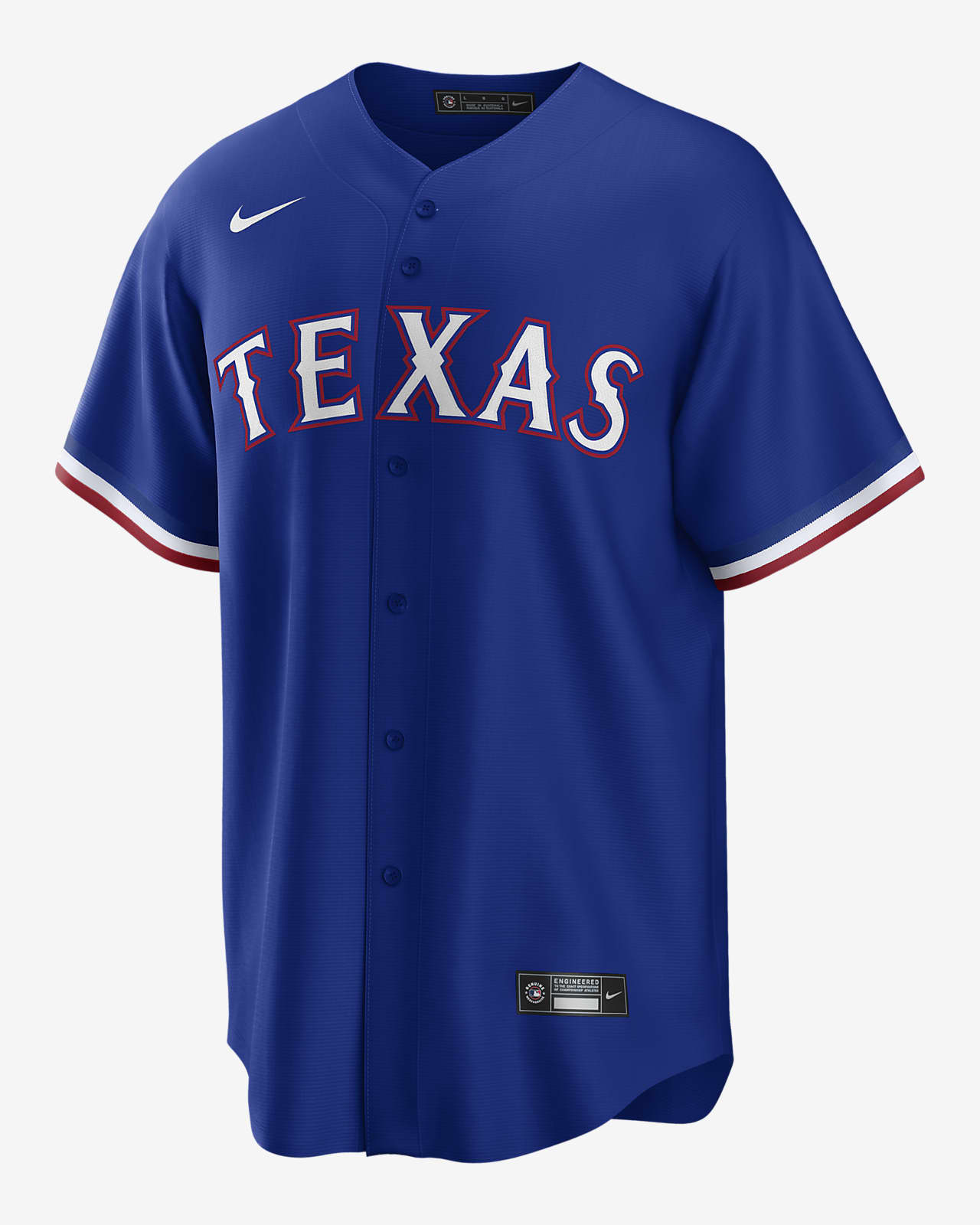 MLB Texas Rangers (Jacob deGrom) Men's Replica Baseball Jersey