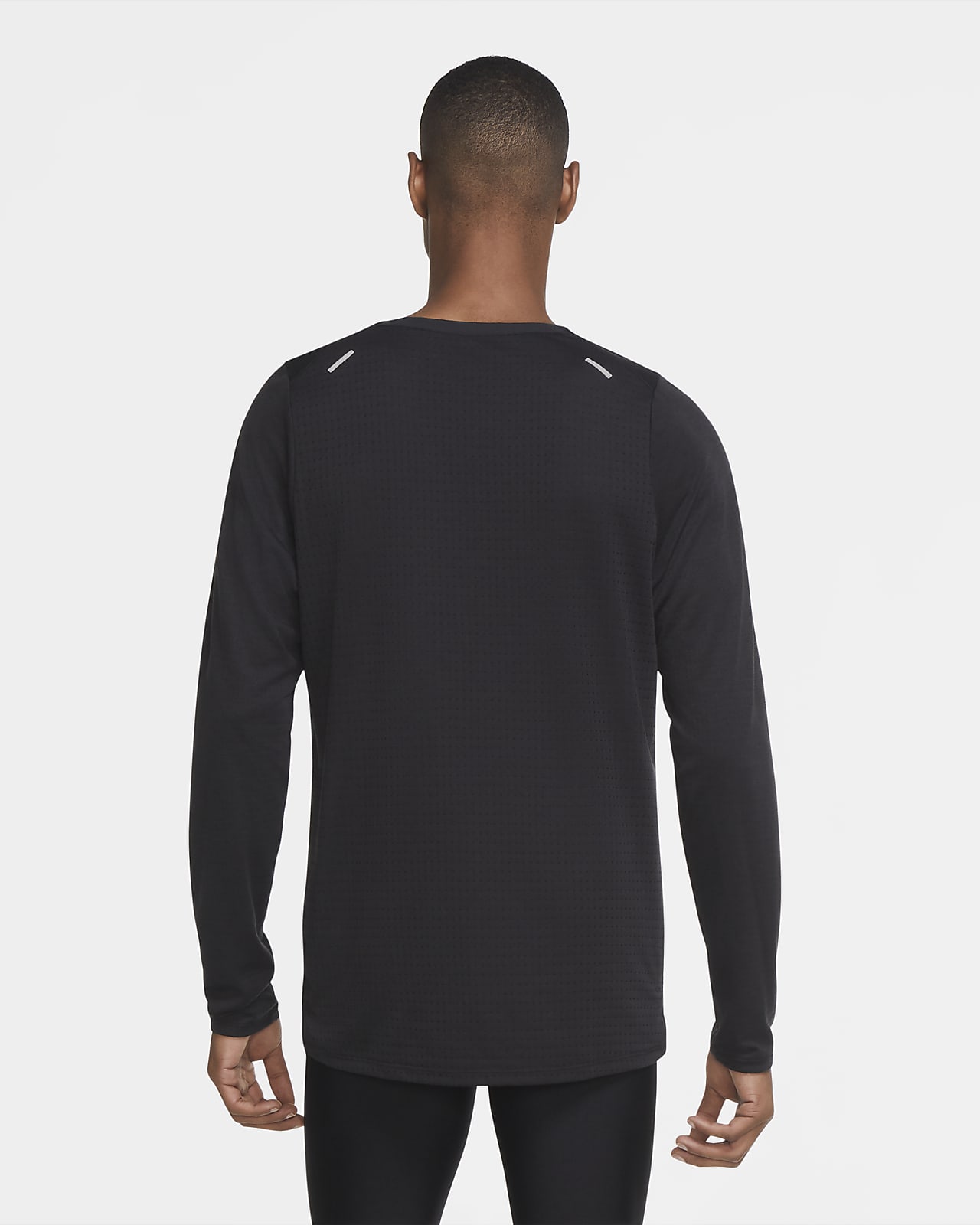 nike white long sleeve running top