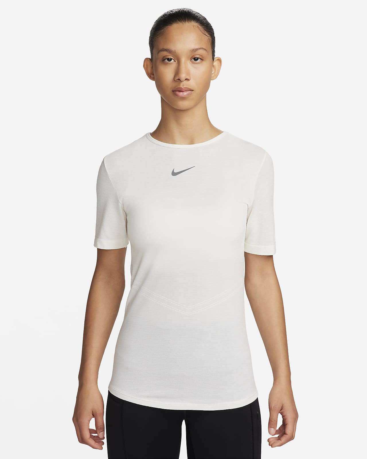 Nike Swift Wool Samarreta de màniga curta Dri-FIT de running - Dona