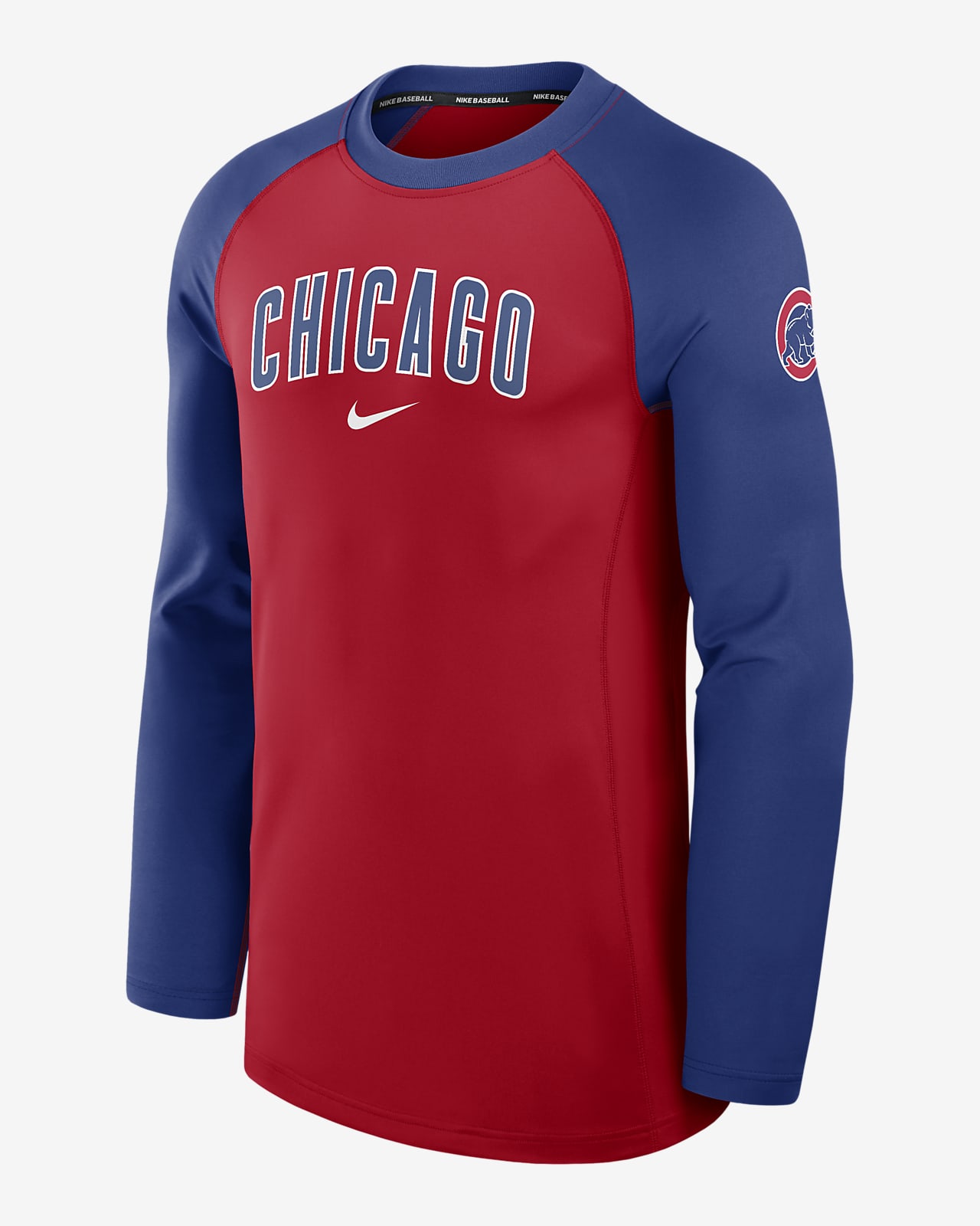 Chicago Cubs Authentic Collection Game Time Men's Nike Dri-FIT MLB Long-Sleeve T-Shirt