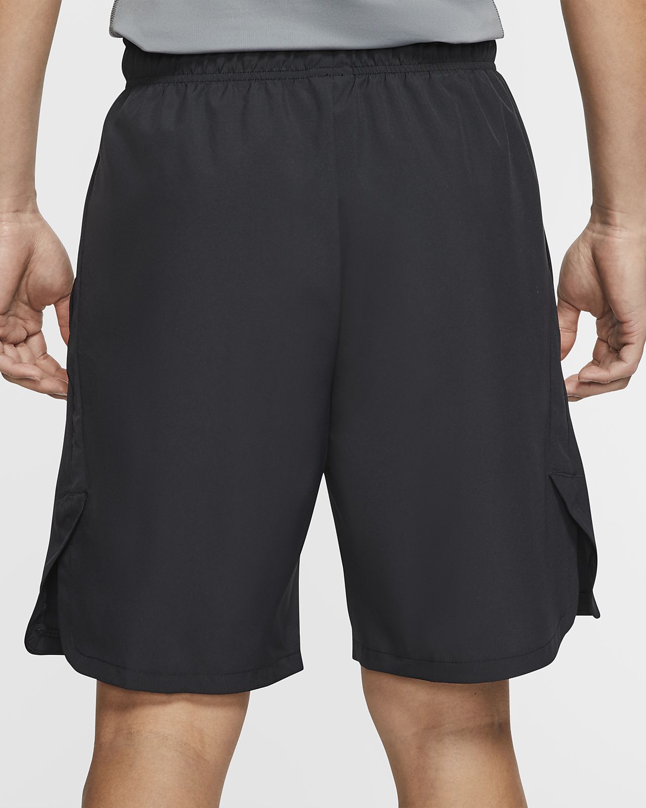 men's nike dri flex woven training shorts