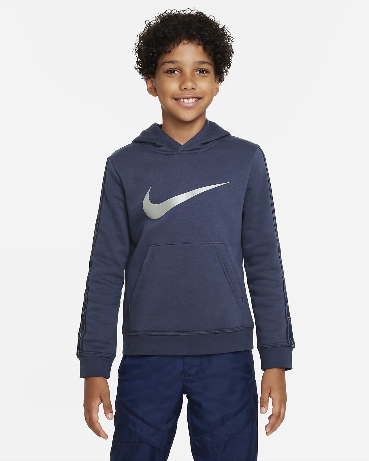 Sweat à capuche en tissu Fleece Nike Sportswear Repeat pour garçon plus âgé