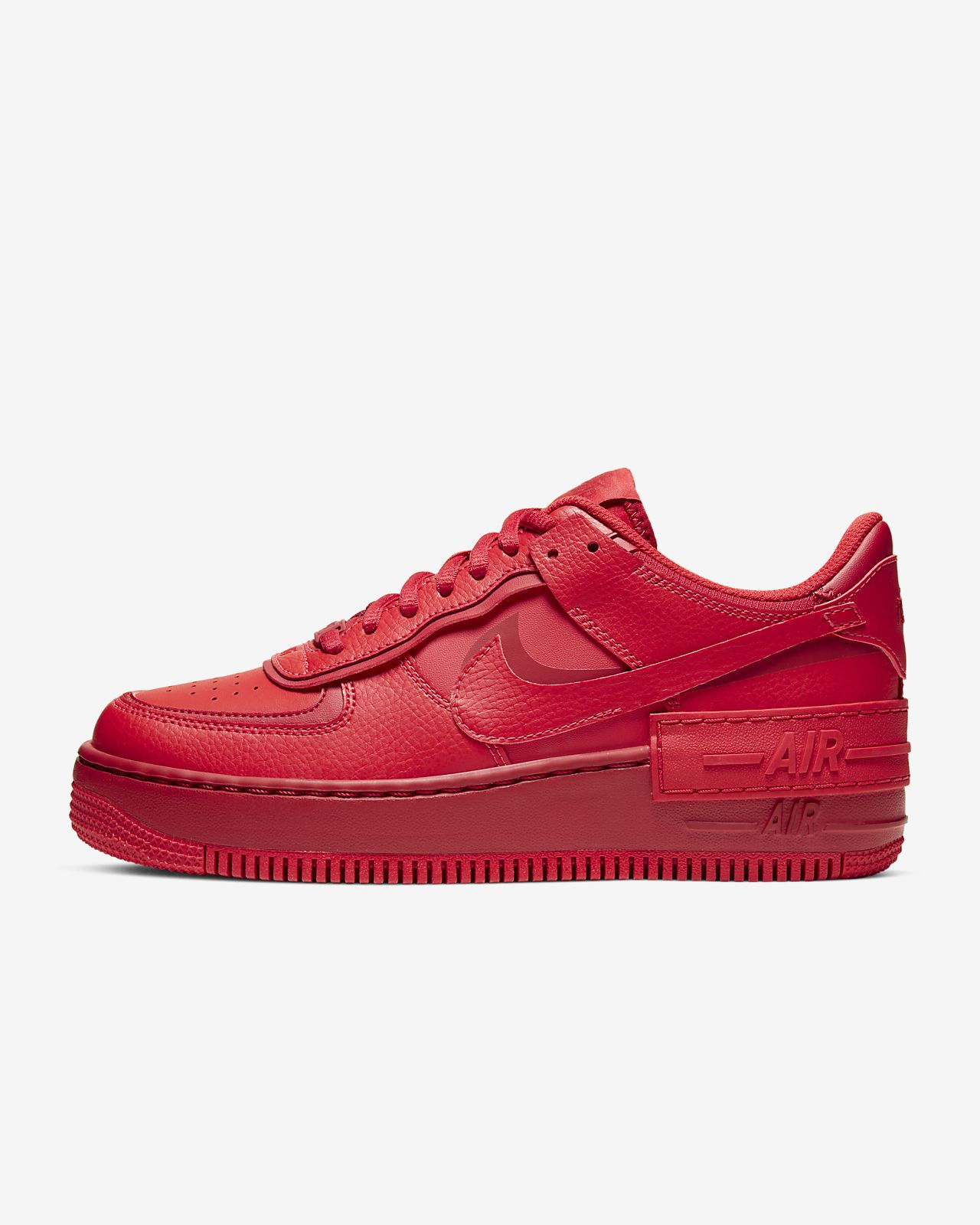 solid red nike