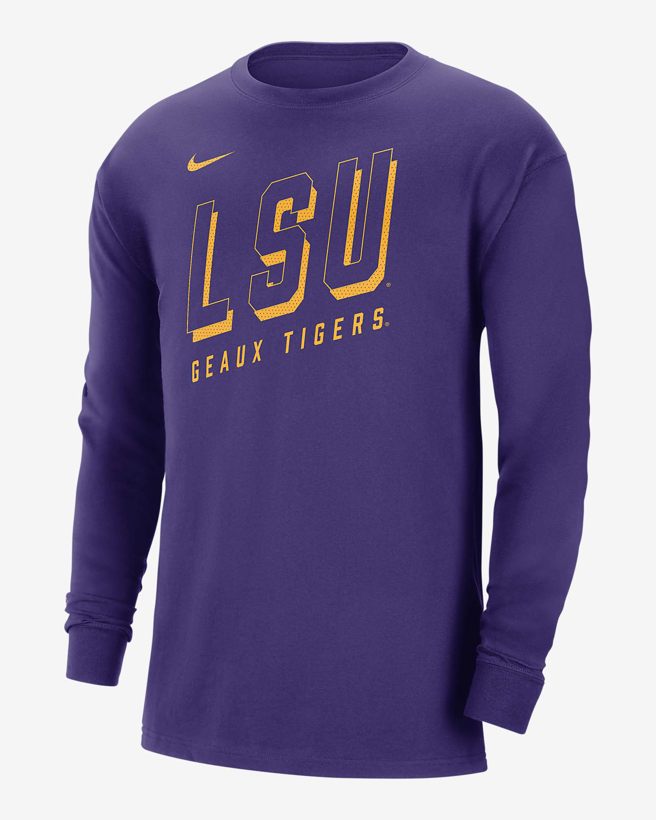 LSU Men's Nike College Long-Sleeve Max90 T-Shirt