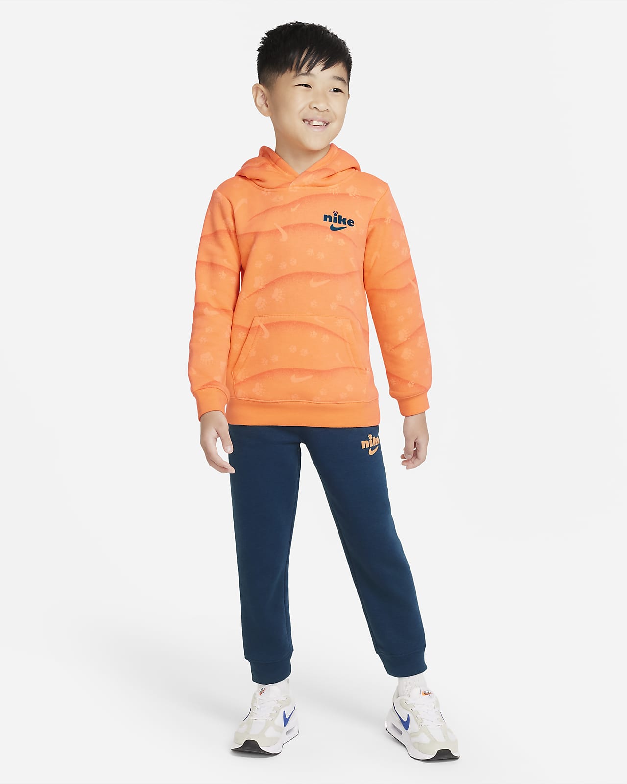 Nike Track Pack Fleece Sweatshirt Set Younger Kids' Set. Nike GB