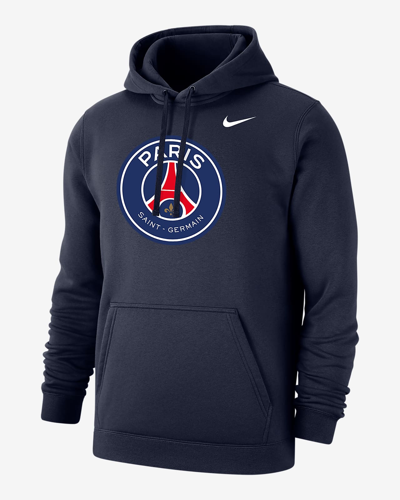 Paris Saint-Germain Club Fleece Men's Pullover Hoodie