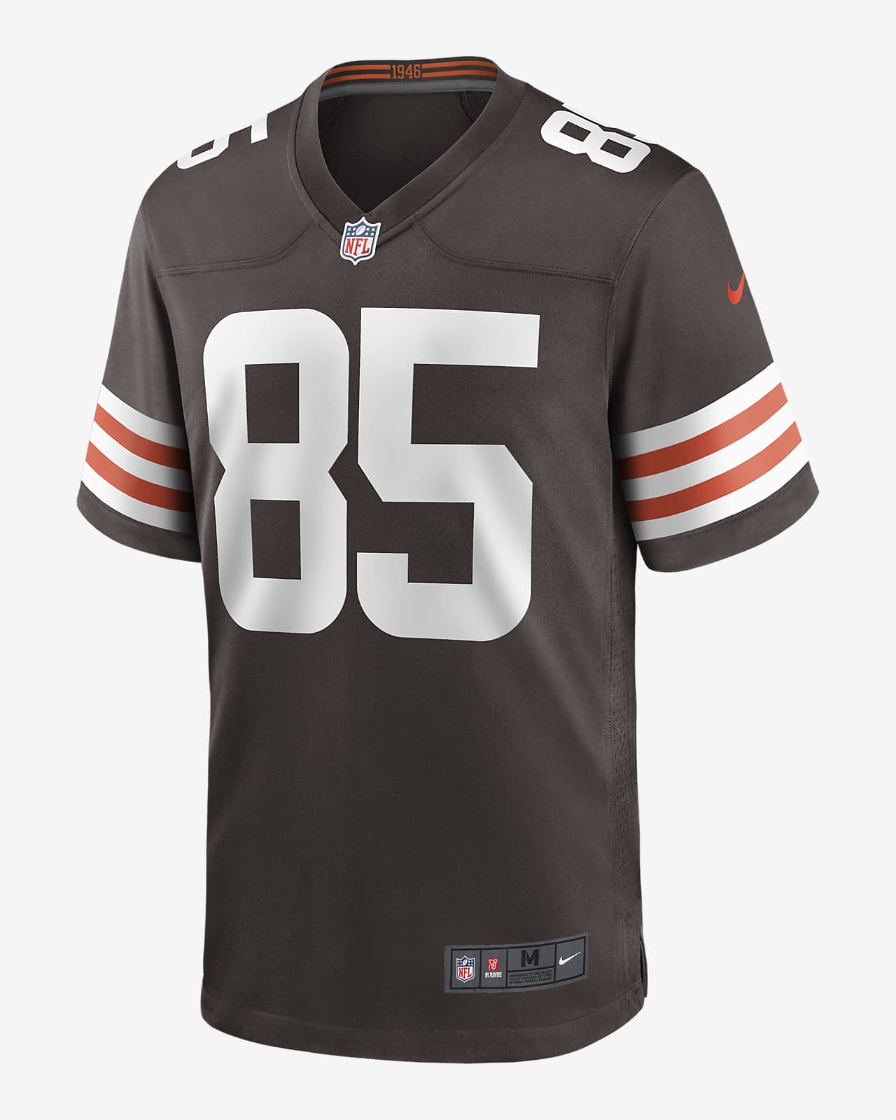 NFL Cleveland Browns (David Njoku) Men's Game Football Jersey