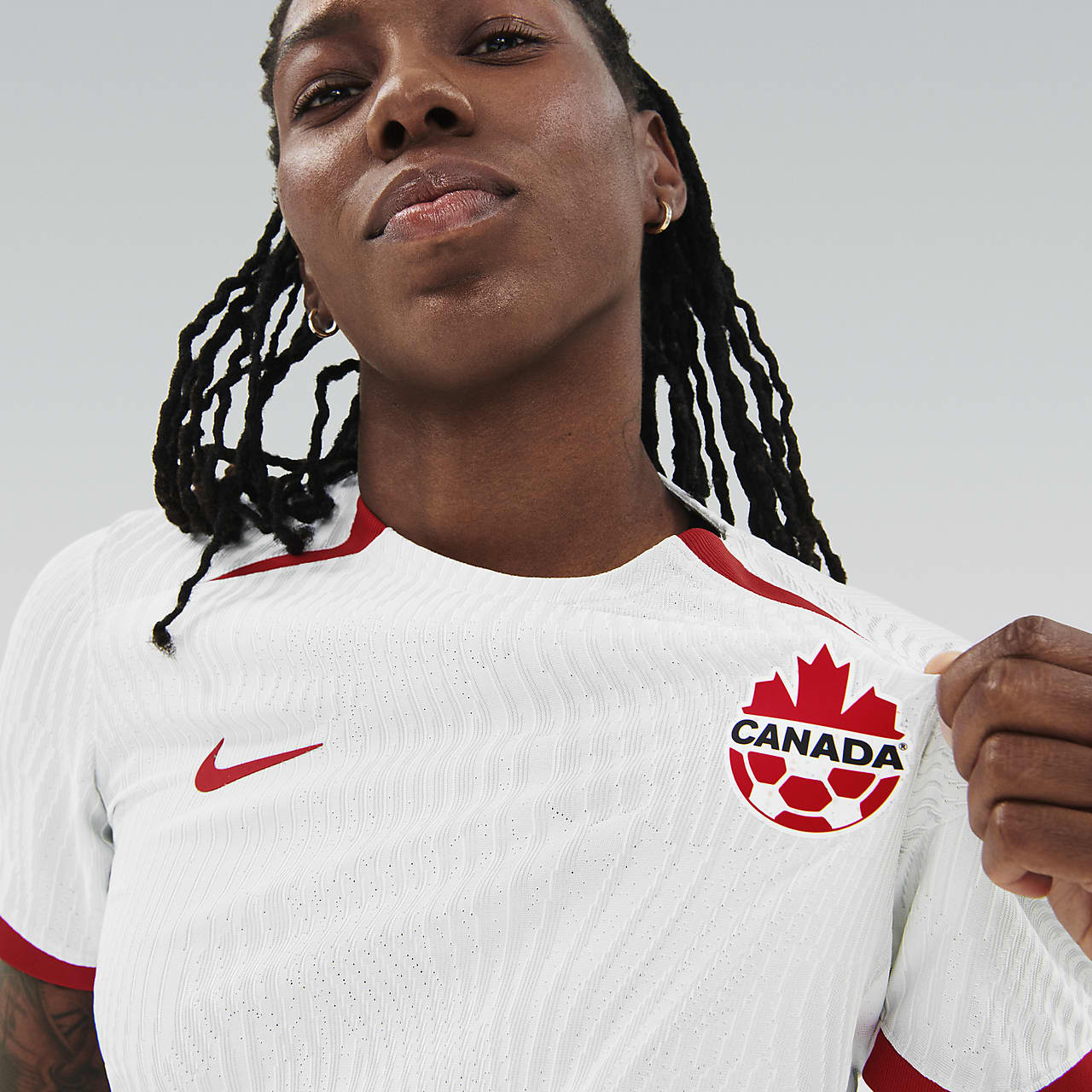 Canada 2023 Stadium Away Women's Nike Dri-FIT Soccer Jersey