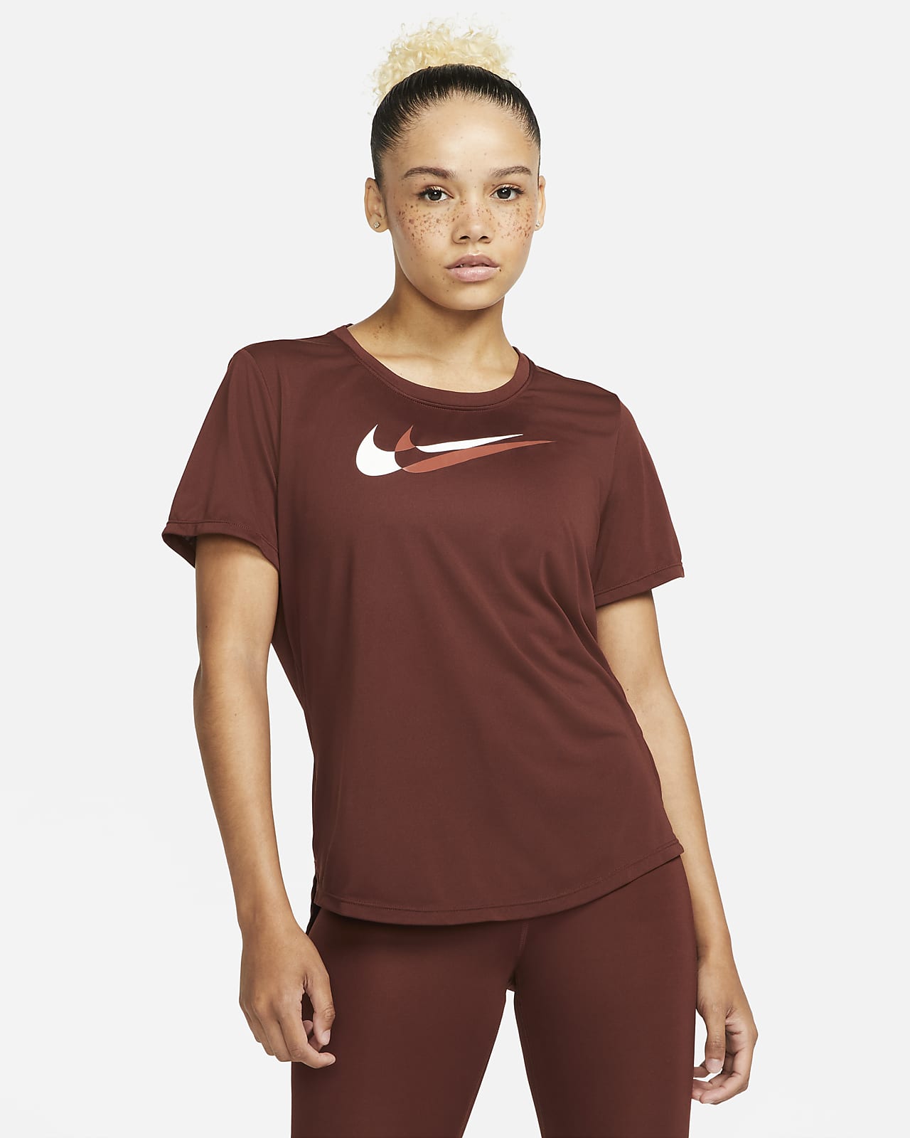Nike Dri-FIT Swoosh Run rövid ujjú női futófelső