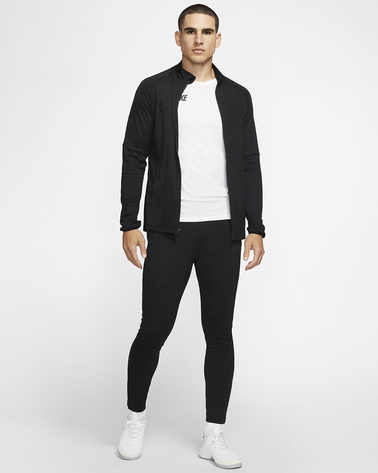 nike dri fit tracksuit black