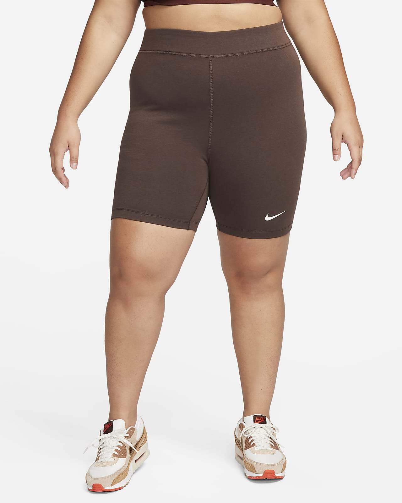 Shorts de ciclismo de tiro alto de 20 cm para mujer (talla grande) Nike Sportswear Classic