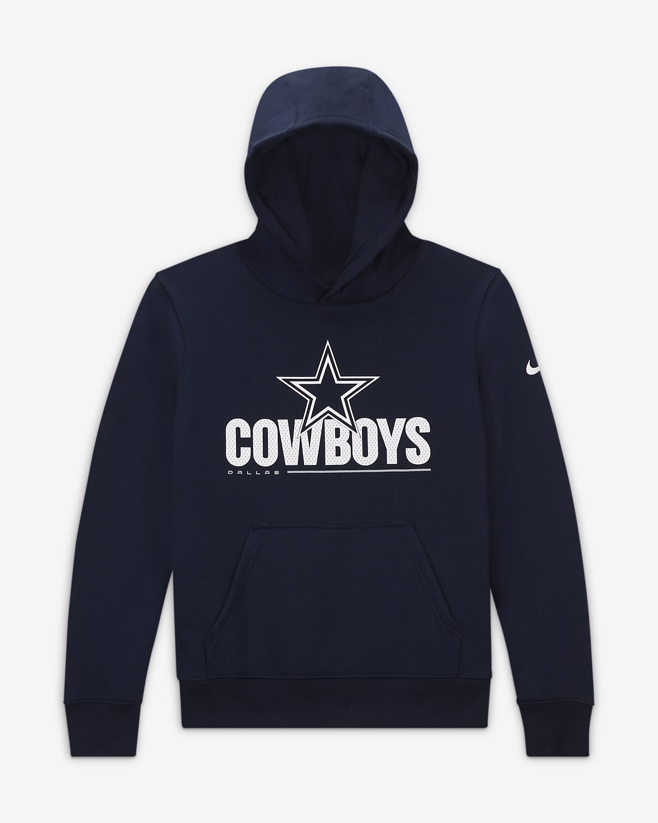 Φούτερ με κουκούλα Nike (NFL Dallas Cowboys) για μεγάλα παιδιά