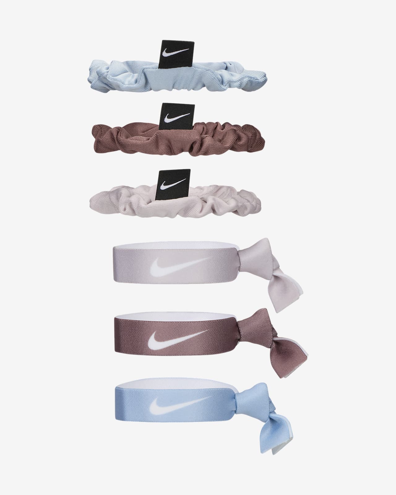 Bandas de terciopelo y elástico (paquete de 6) Nike
