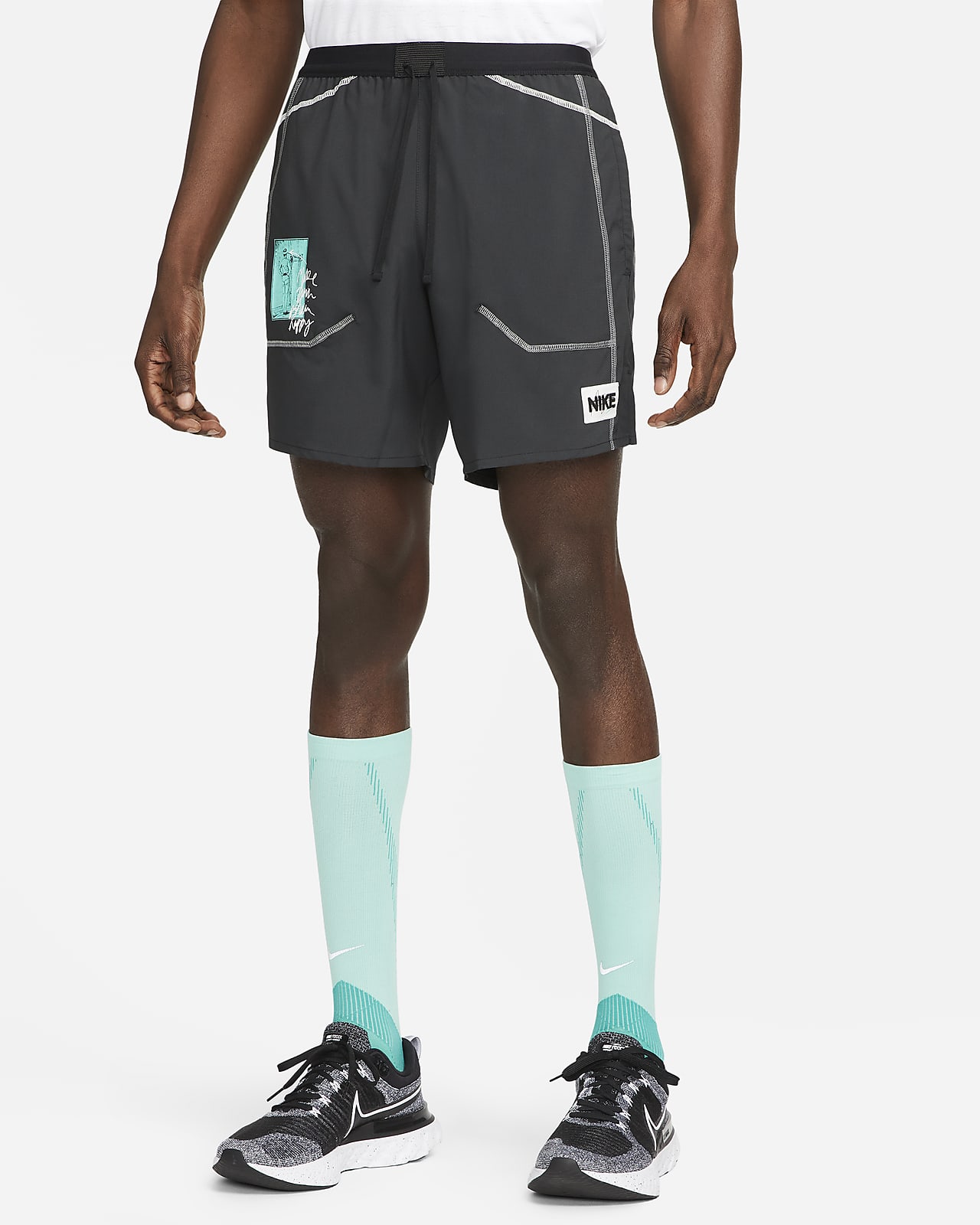 Nike Dri-FIT Stride D.Y.E. Men's 18cm (approx.) Running Shorts