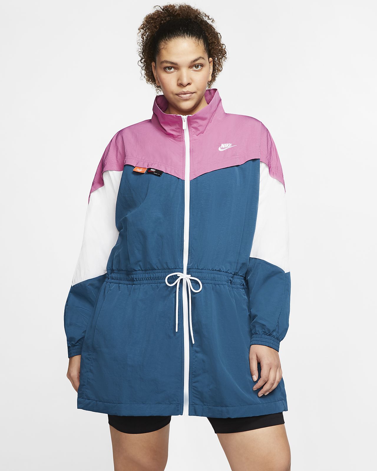 nike woven track top