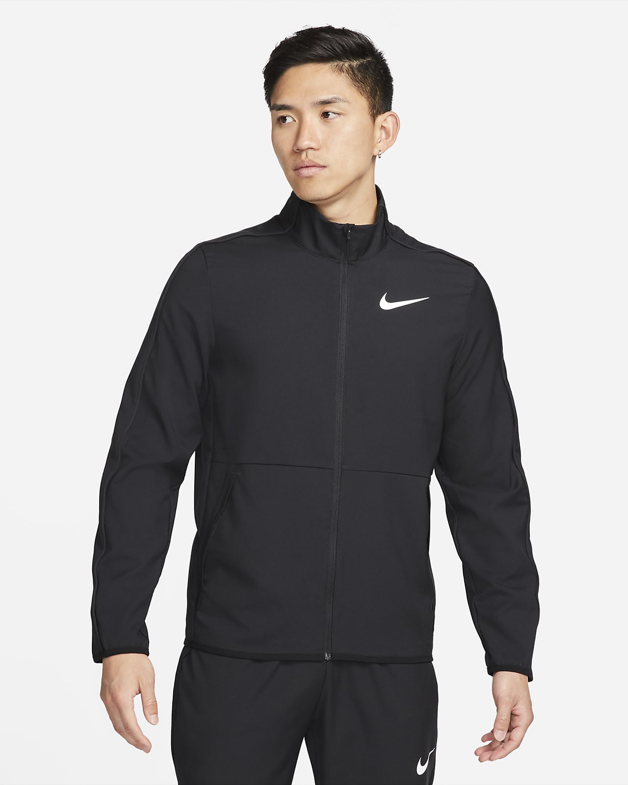 เสื้อแจ็คเก็ตเทรนนิ่งผู้ชายแบบทอ Nike Dri-FIT
