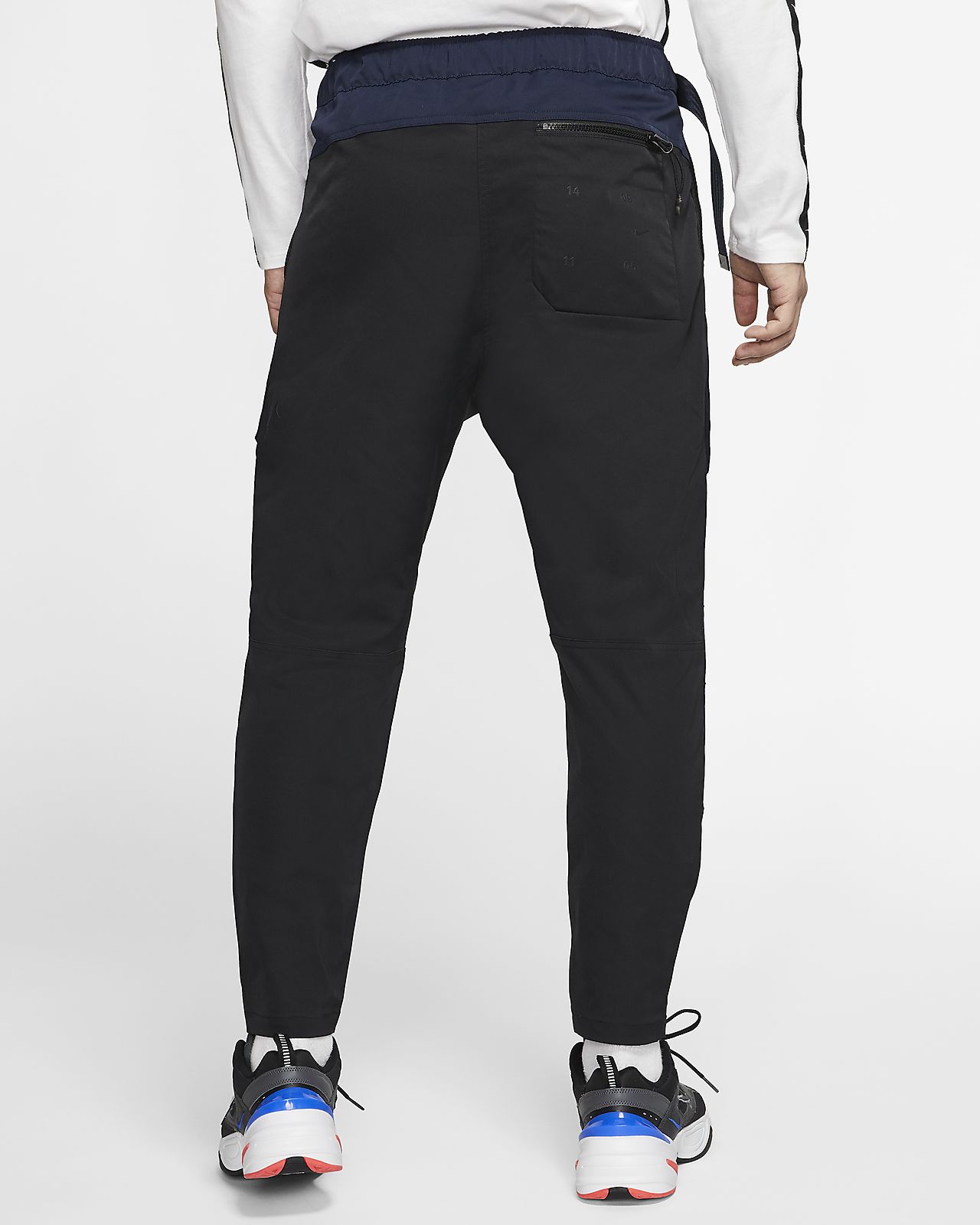 nike black woven pants