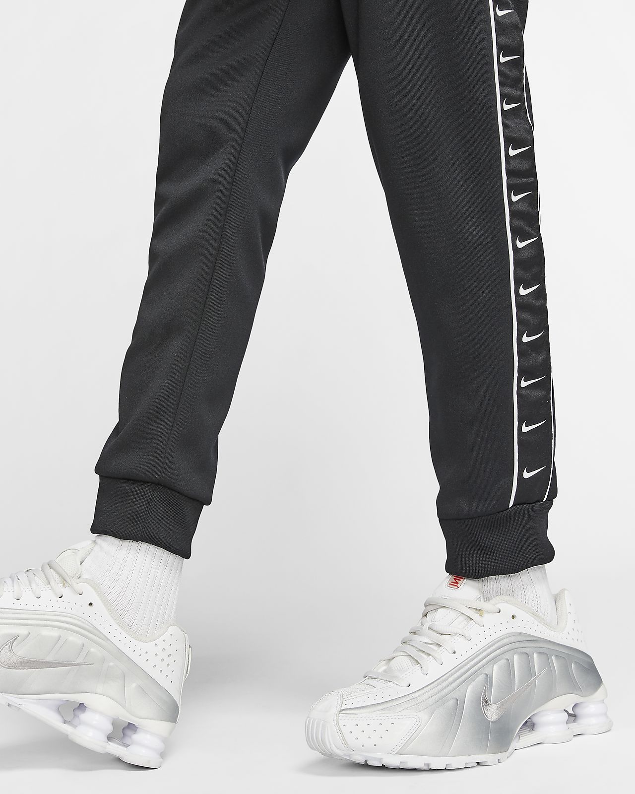 kids black nike joggers