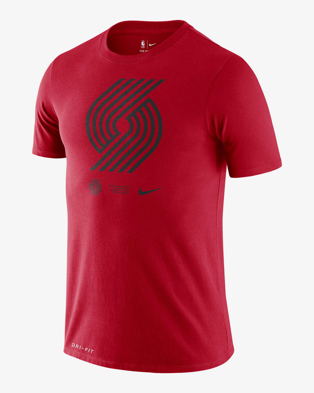 Download Portland Trail Blazers Logo Men's Nike Dri-FIT NBA T-Shirt ...