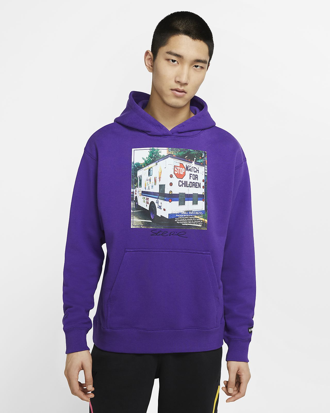 purple jordan sweatshirt