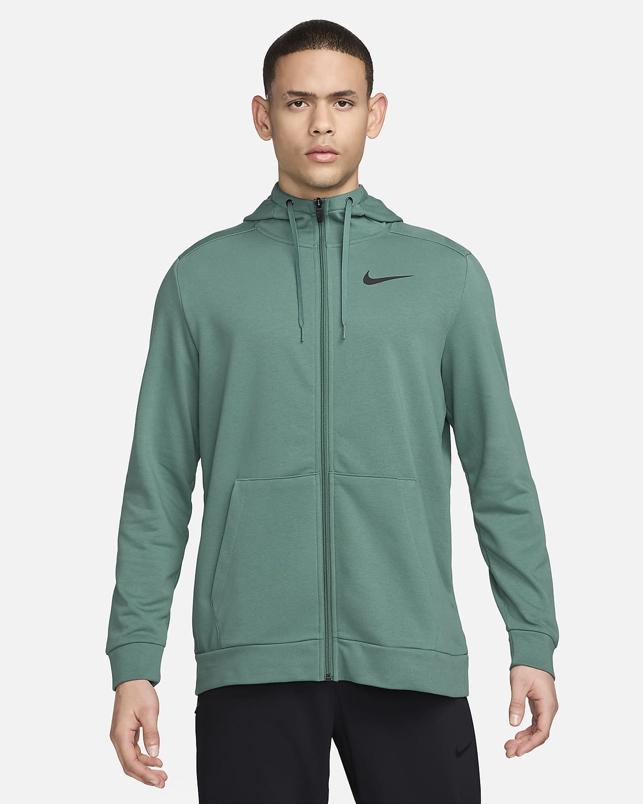 Męska bluza z kapturem i zamkiem na całej długości Dri-FIT Nike Dry