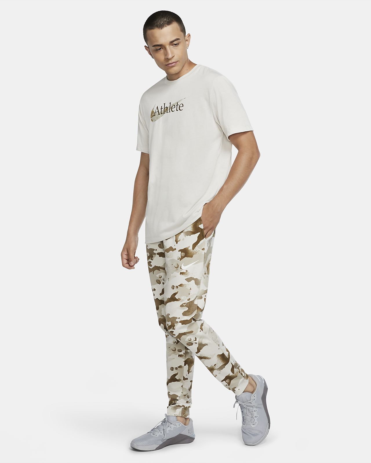 nike camo workout pants