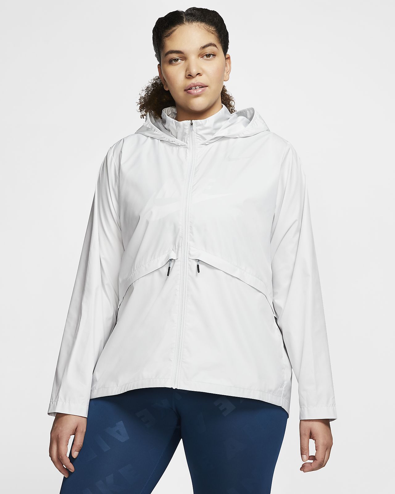 women's nike essential hooded running jacket