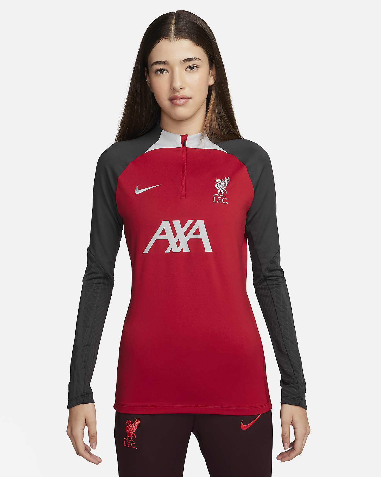 Liverpool FC Strike Nike Dri-FIT női edzőfelső futballhoz