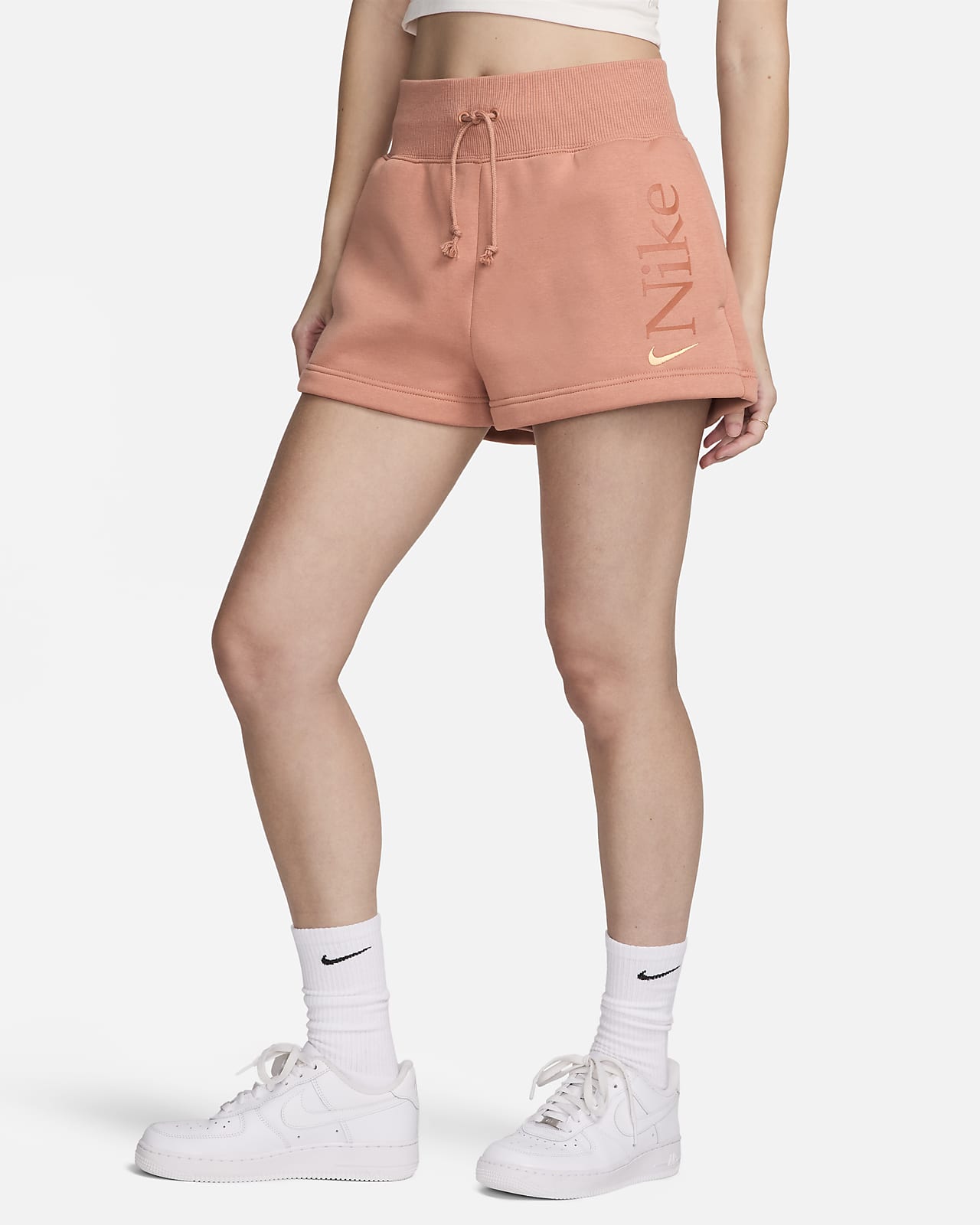 Nike Sportswear Phoenix Fleece Women's Loose High-Waisted 2" Logo Shorts