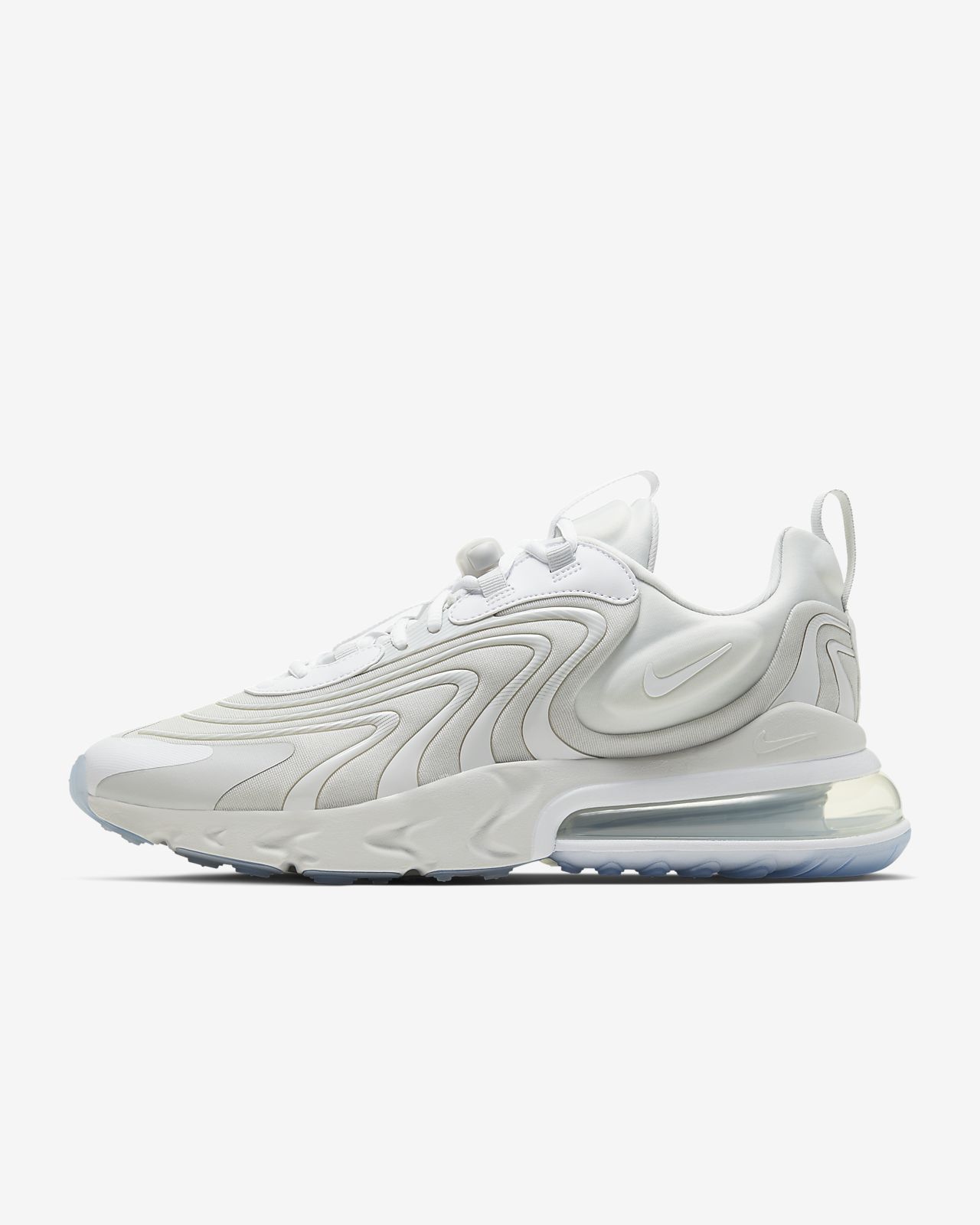 nike 270 react men's white