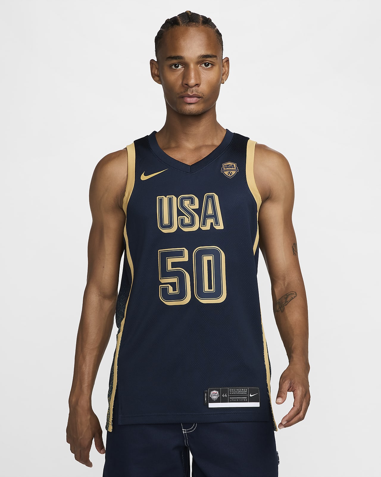 USAB Limited Men's Nike Basketball Replica Jersey