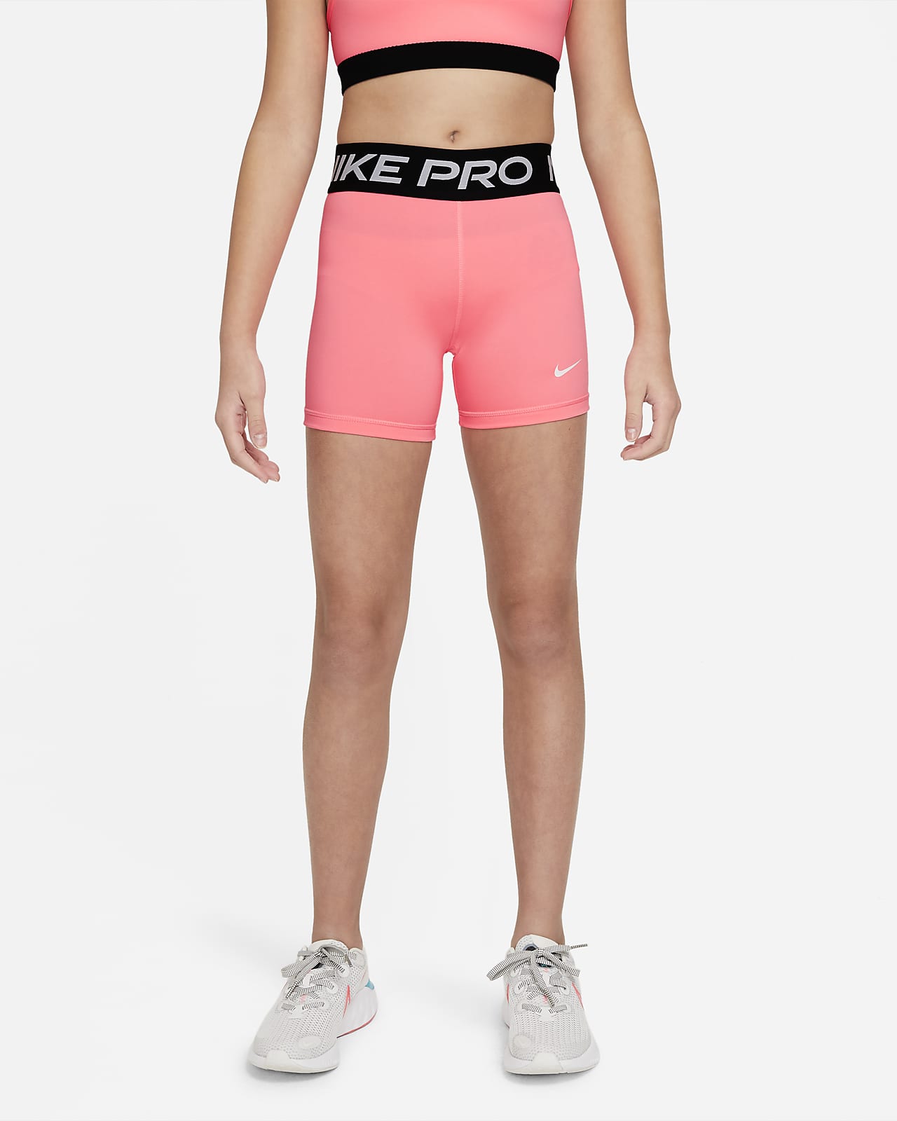 Nike Pro Older Kids' (Girls') 8cm (approx.) Shorts