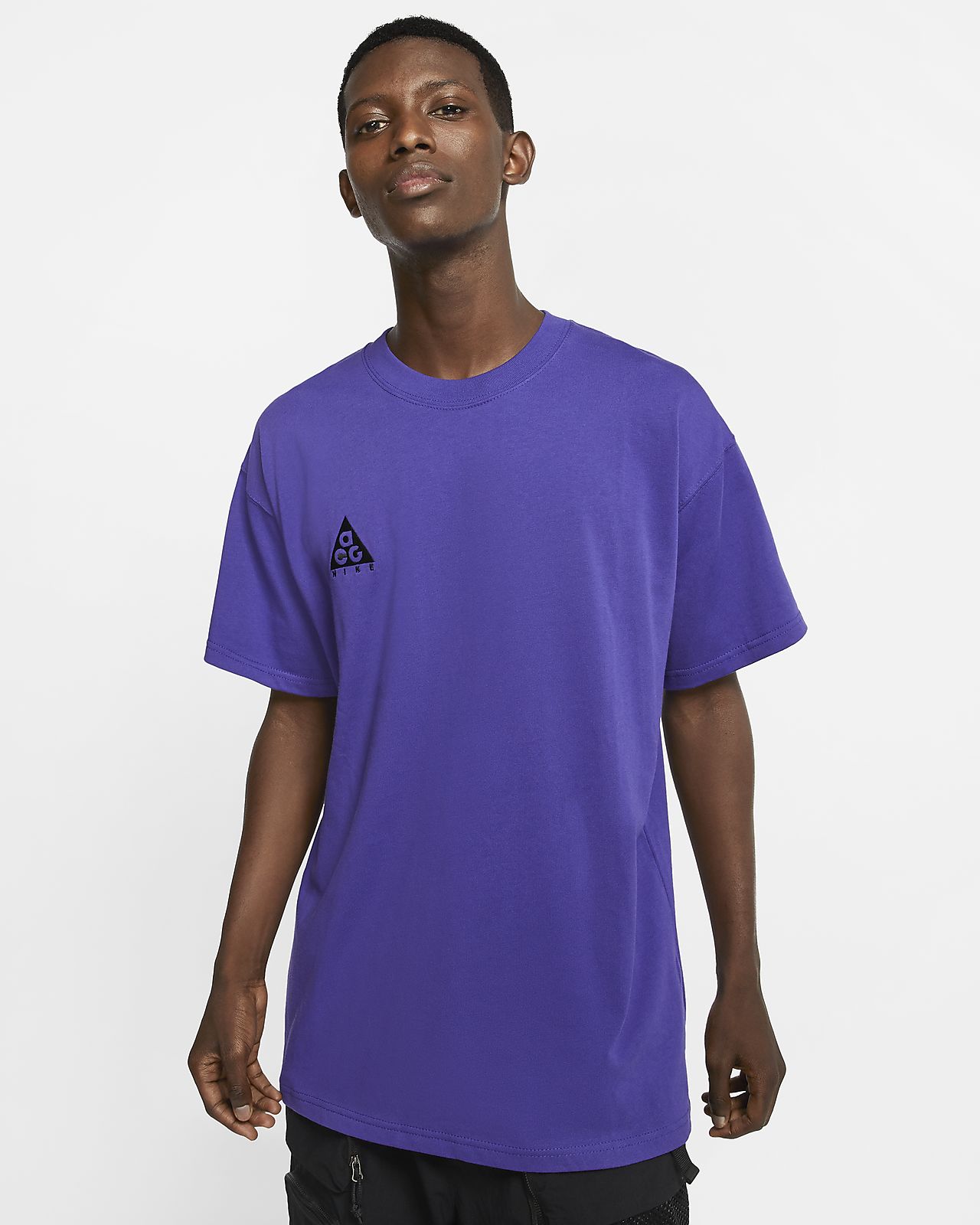 purple shirt nike