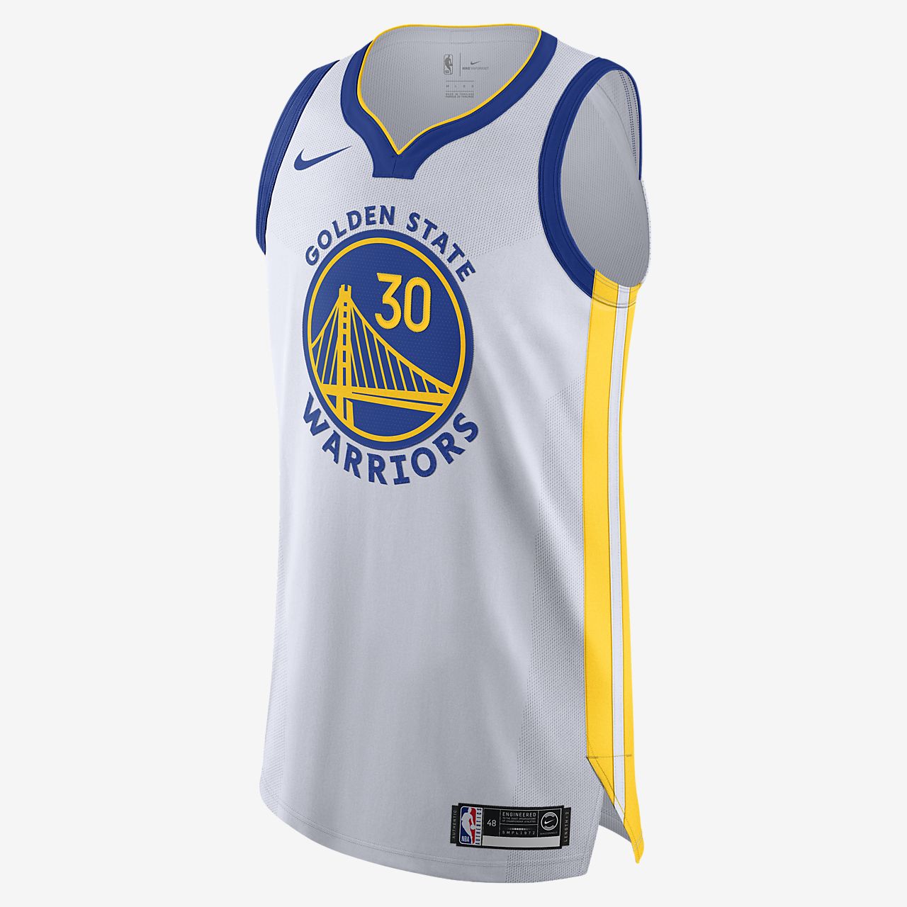 Stephen Curry Uniform NBA Golden State Warriors Stephen Curry Gold