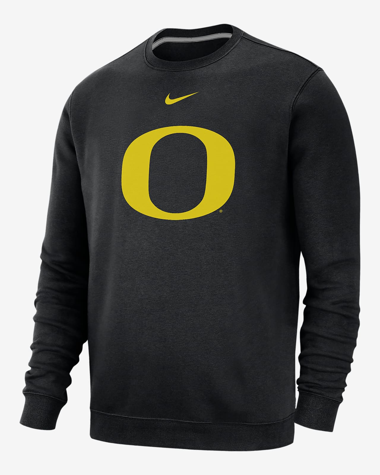 Sudadera de cuello redondo universitaria Nike para hombre Oregon Club Fleece