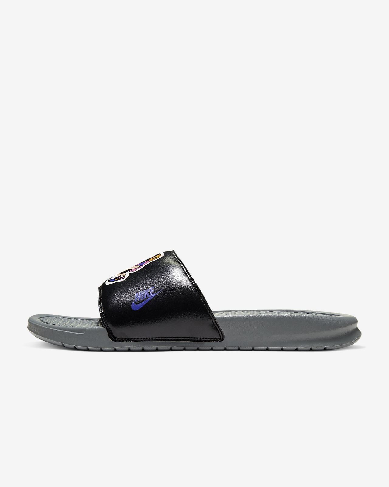 nike benassi violet