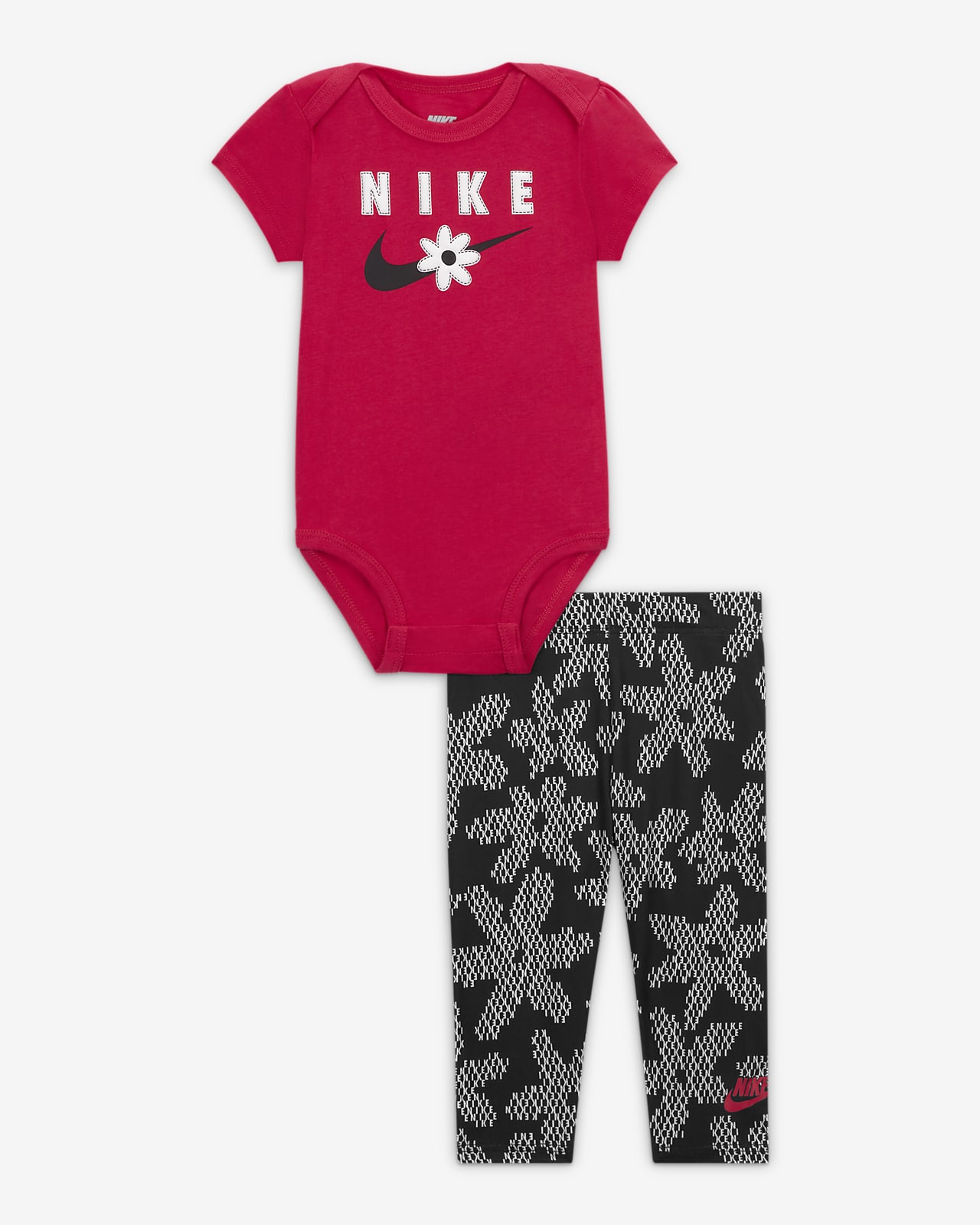 Conjunto de body e leggings Nike para bebé (0-9 meses)