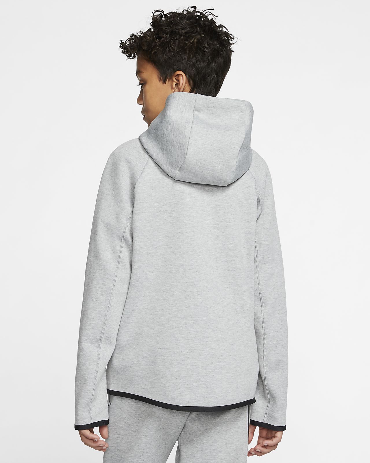 nike tech fleece jacket grey