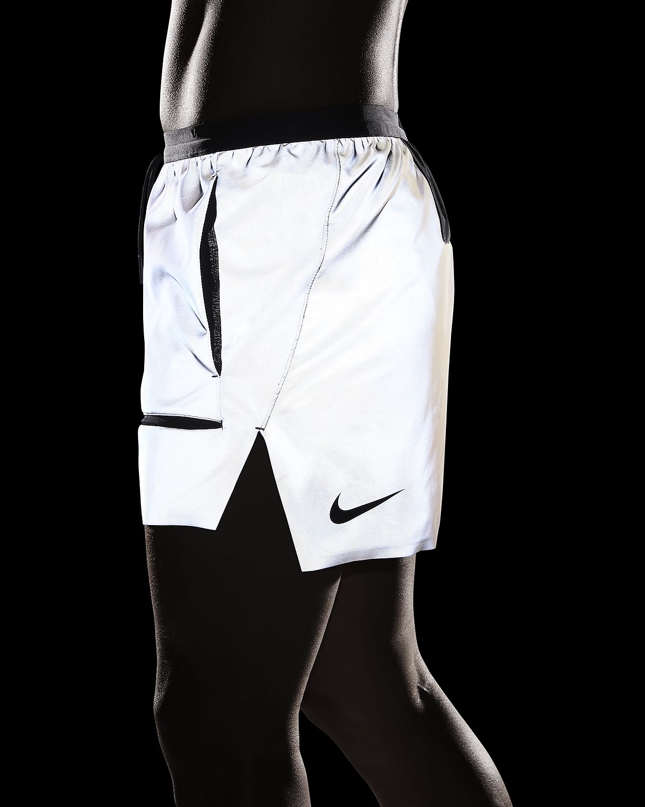 white nike shorts mens