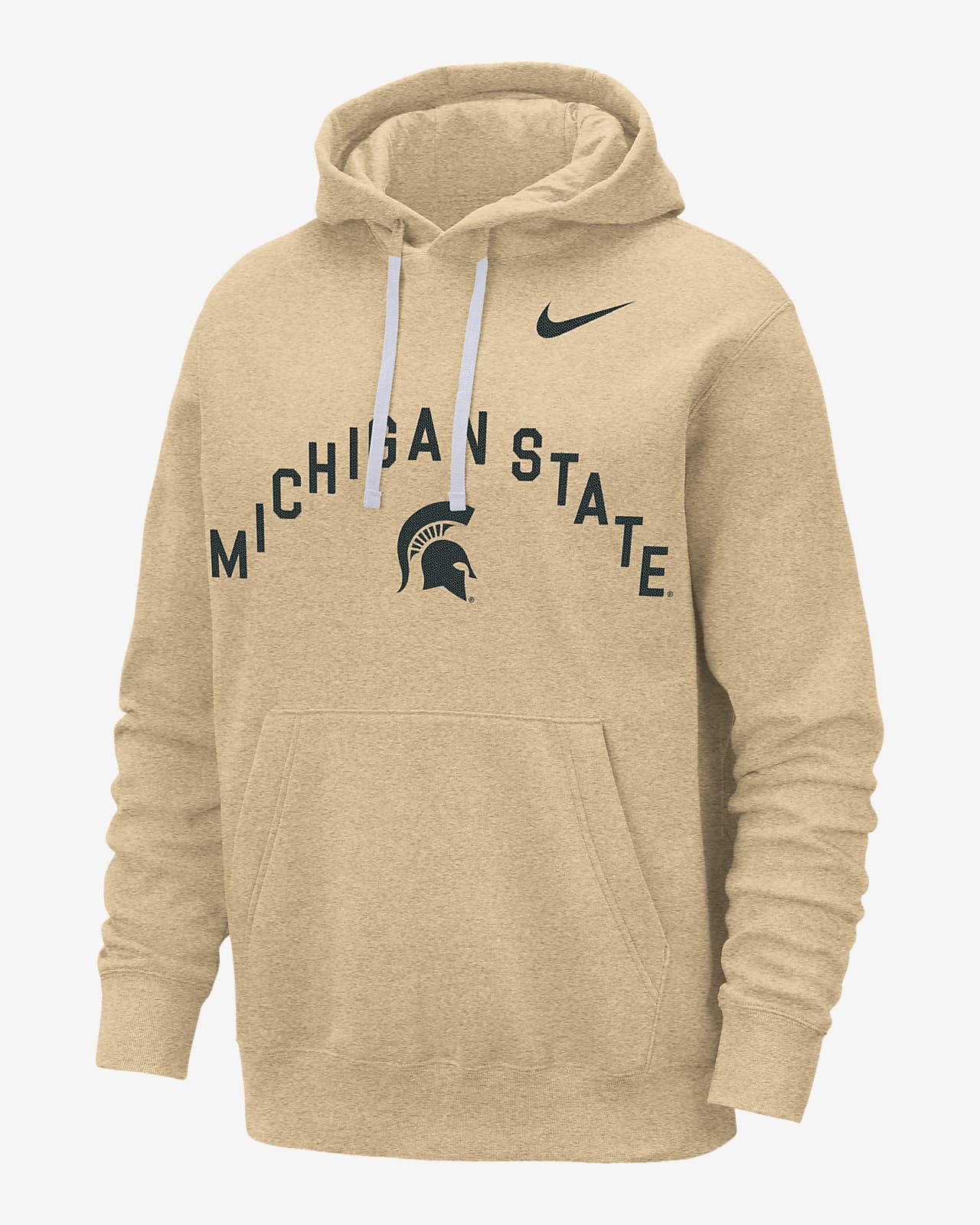 Michigan State Club Fleece Men's Nike College Pullover Hoodie