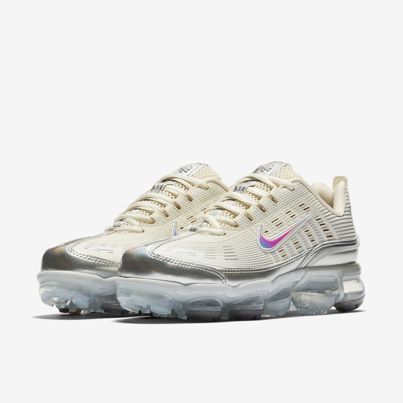 nike air vapormax metallic silver