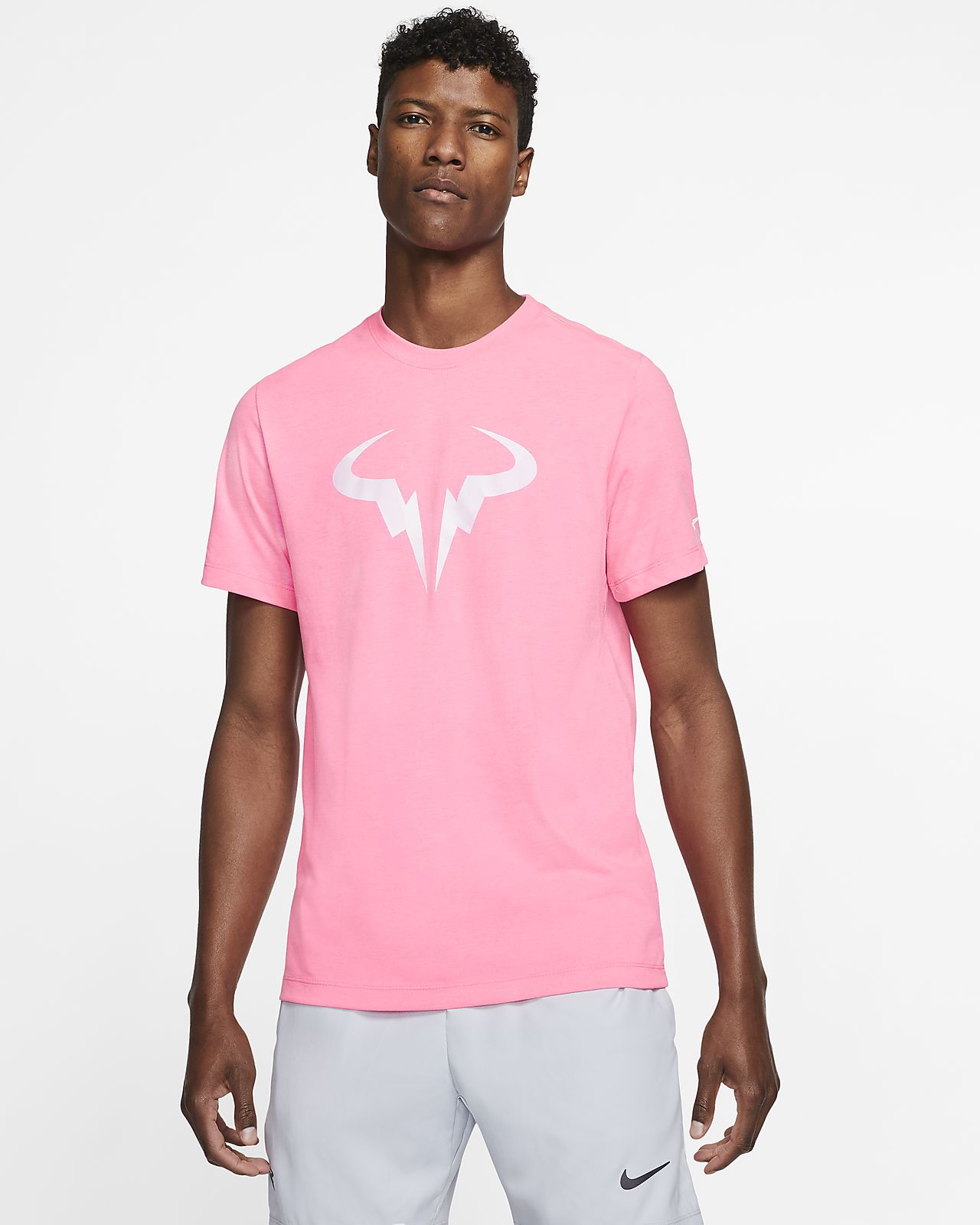 pink nike shirt mens