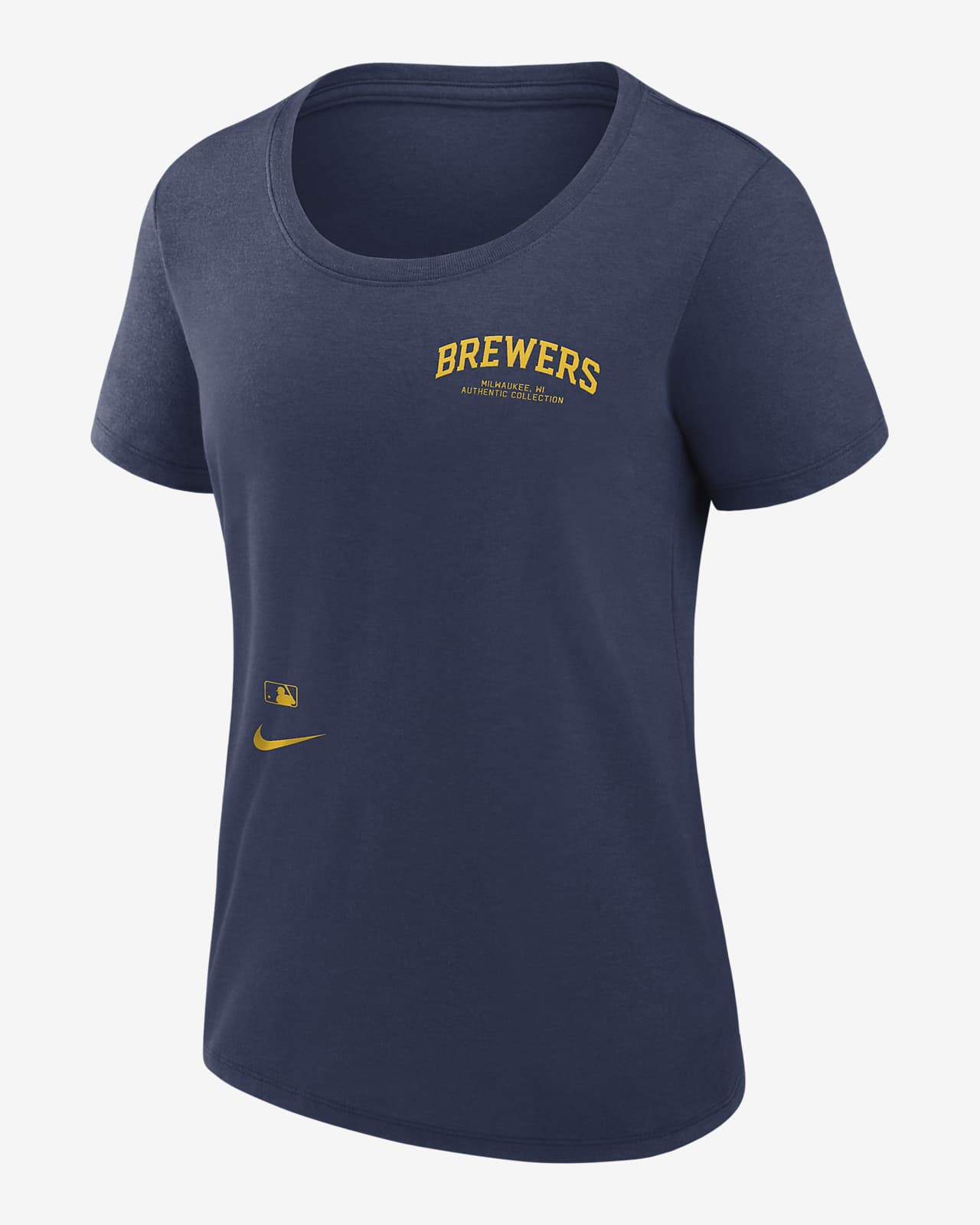 Milwaukee Brewers Authentic Collection Early Work Women's Nike Dri-FIT MLB T-Shirt