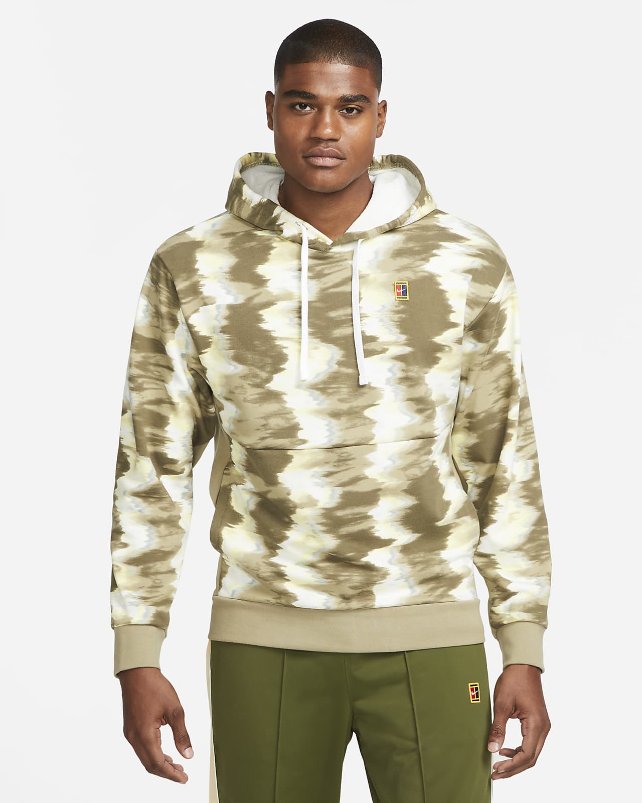 NikeCourt Dessuadora amb caputxa de teixit Fleece de tennis - Home