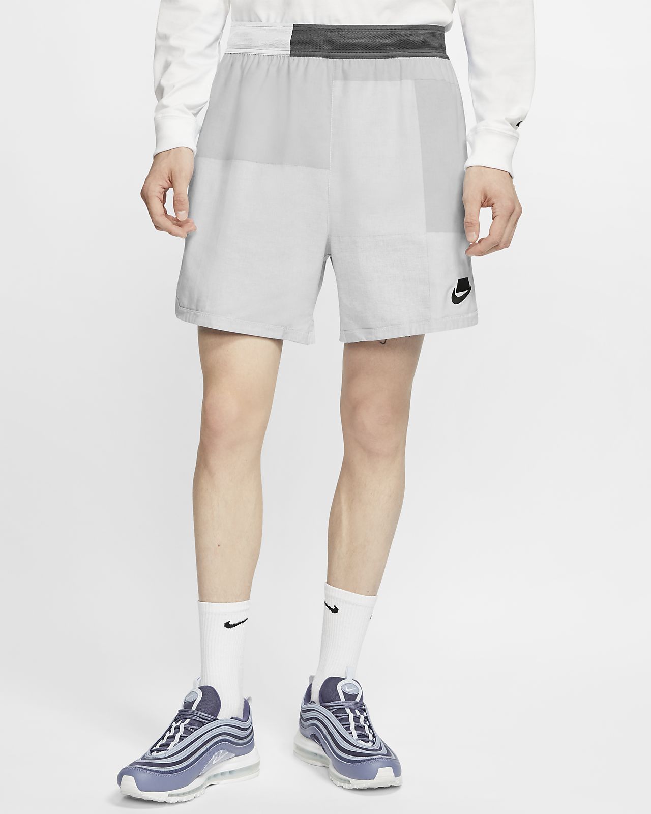 nike woven logo shorts