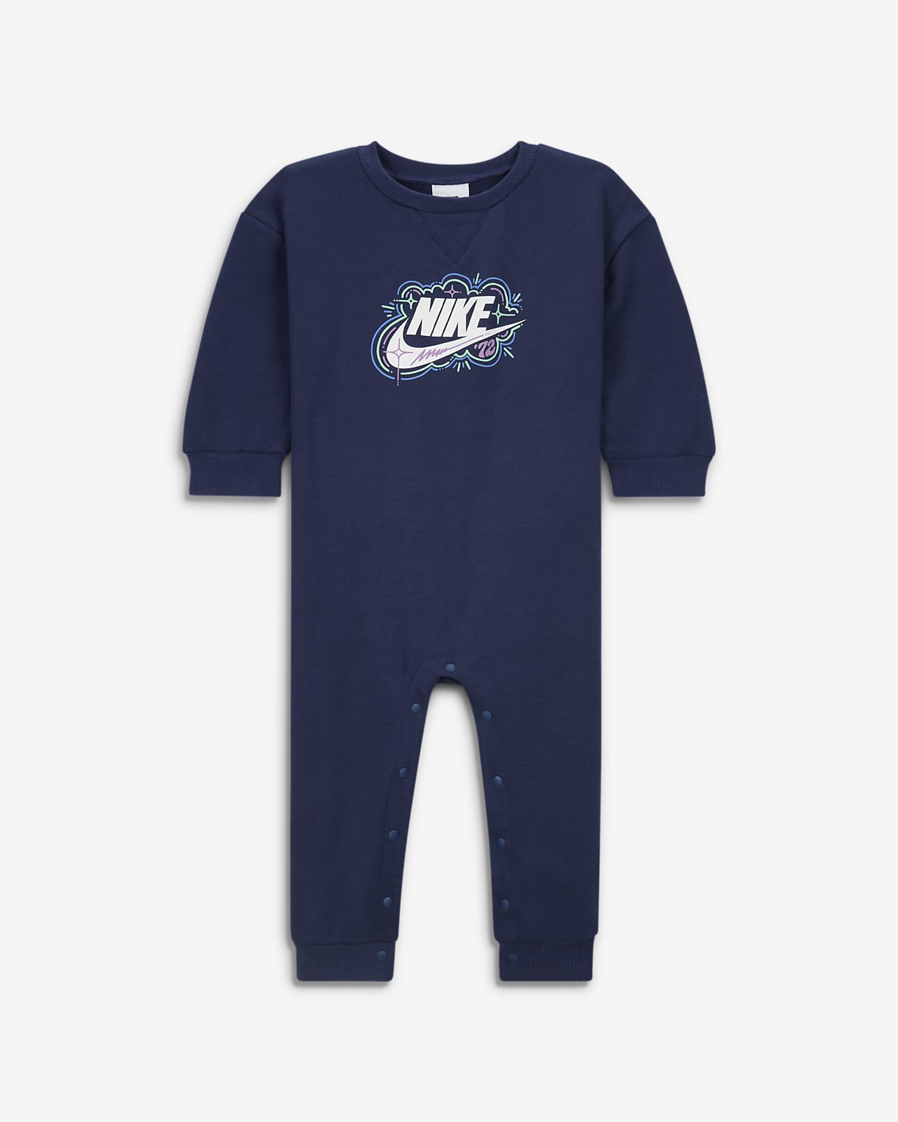 Krátký kojenecký overal Icon Nike Sportswear „Art of Play“