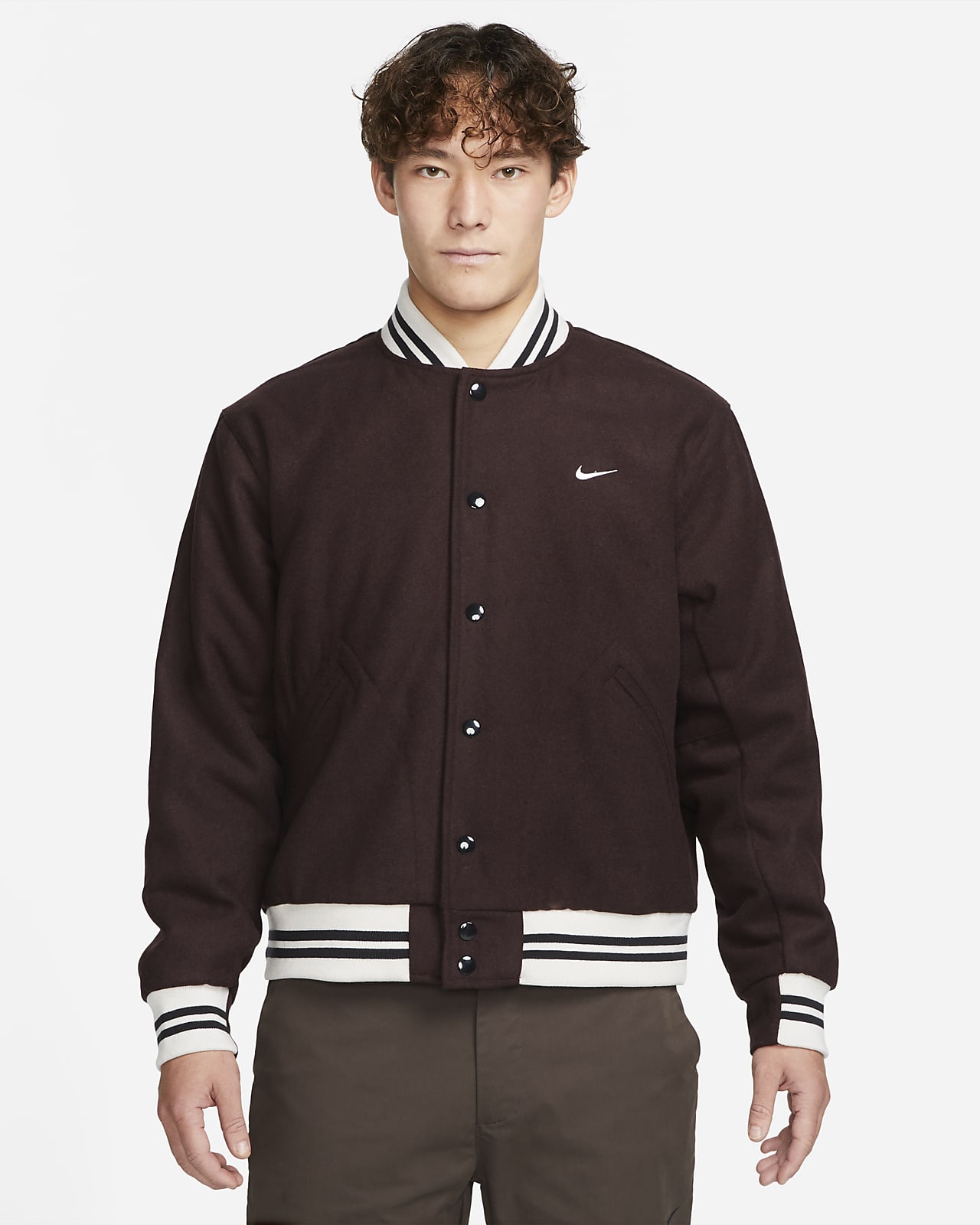Nike Sportswear Authentics Varsityjack voor heren. Nike NL