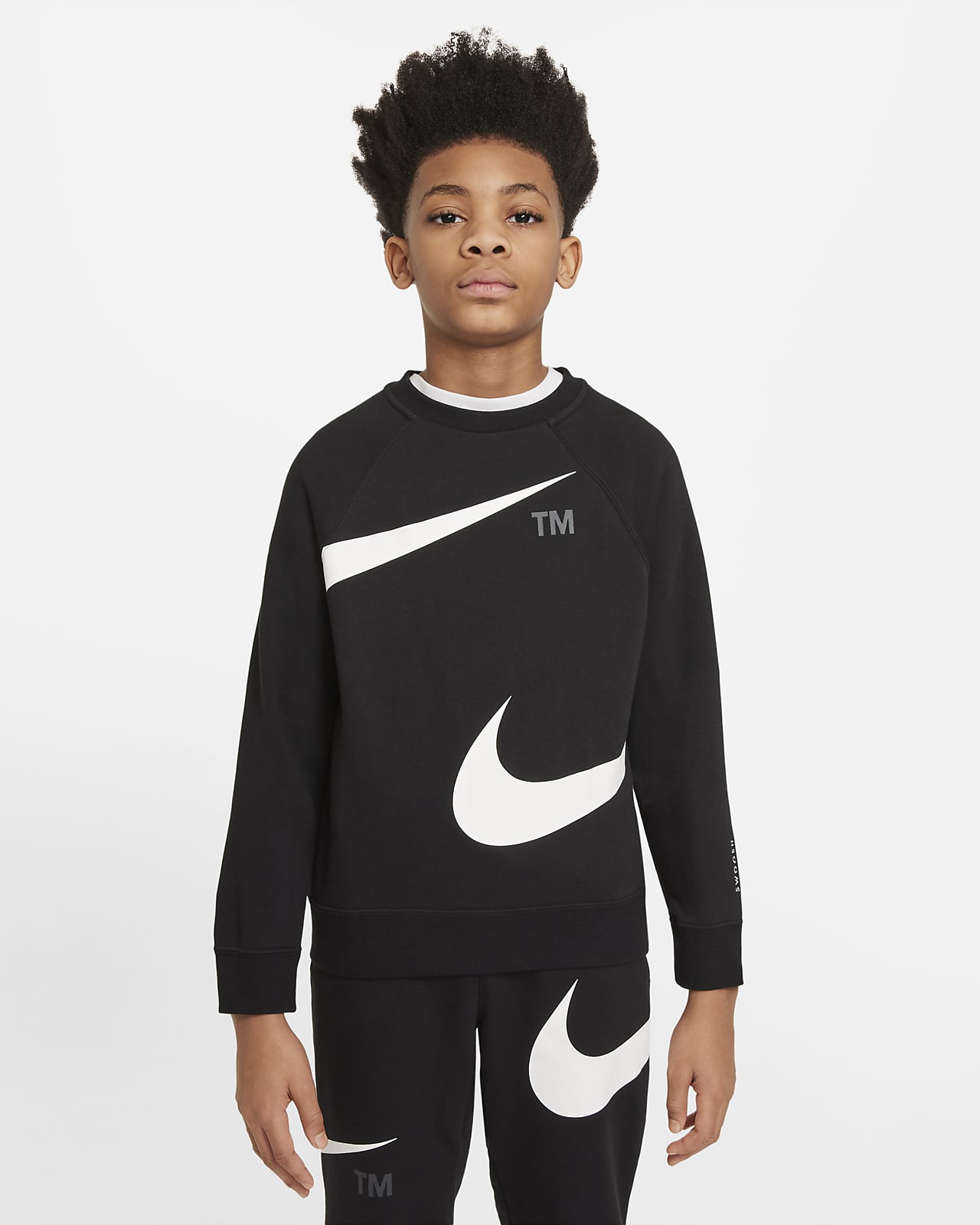 Nike Sportswear Swoosh Sudadera sin capucha - Niño
