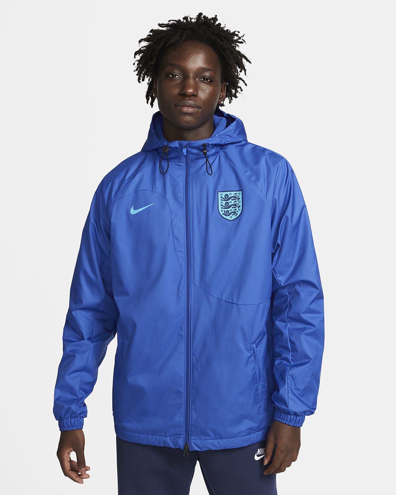 England Strike Men's Nike Dri-FIT Hooded Soccer Jacket