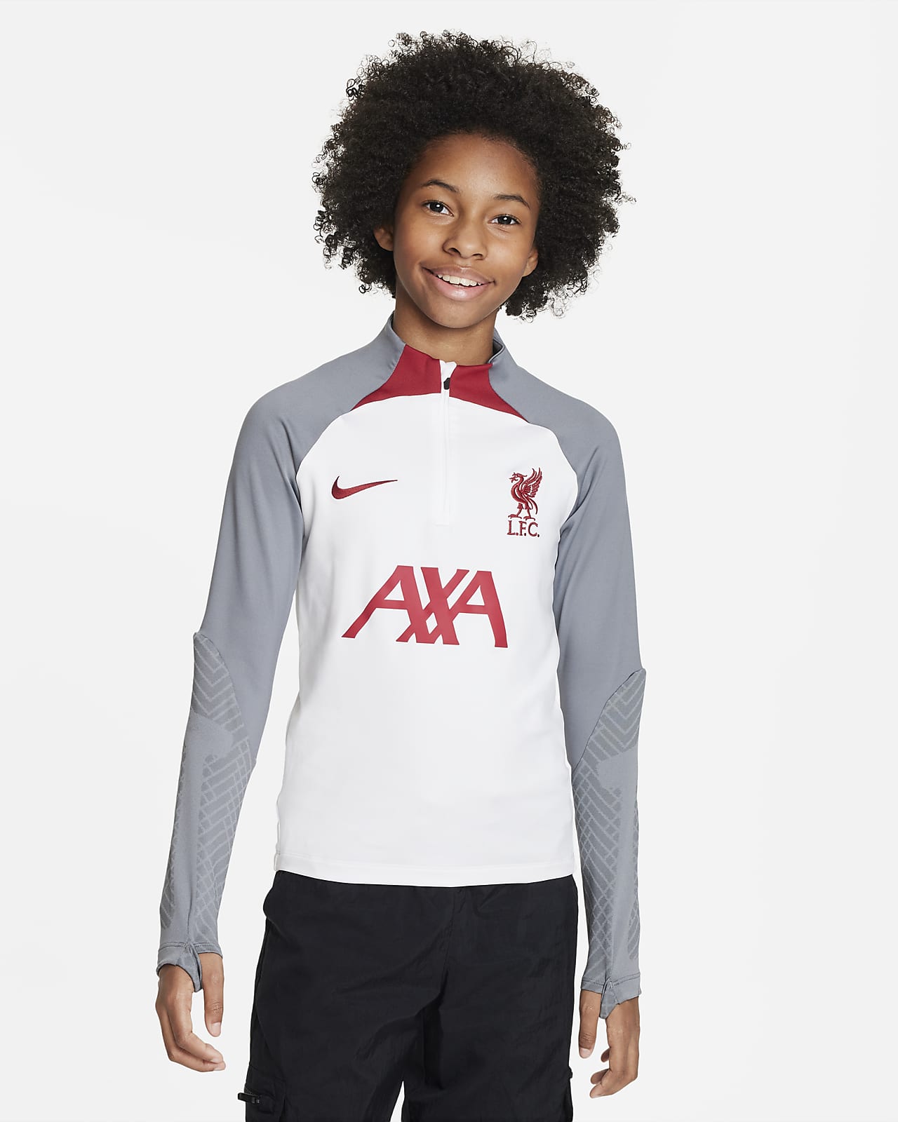 Maglia da calcio per allenamento Nike Dri-FIT Liverpool FC Strike - Ragazzi